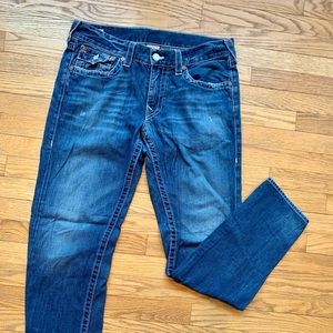 Men’s Size 34 TRUE RELIGION “RICKY” Blue  Jeans